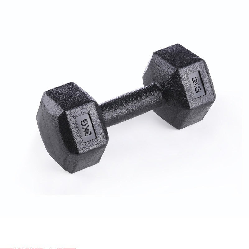Rubberized Dumbbells Arm Muscle Training Home Gym Fitness Equipment
