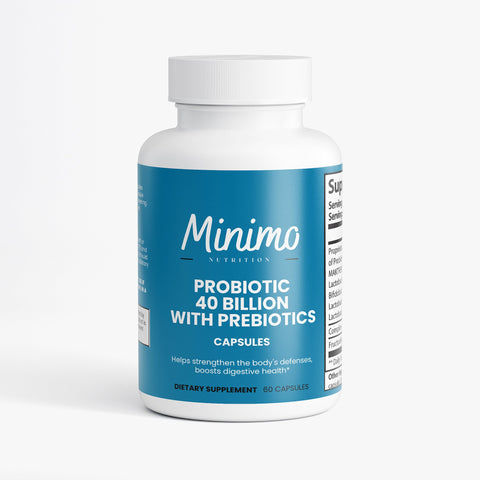 Probiotic 40 Billion with Prebiotics 60 Count Digestive Health
