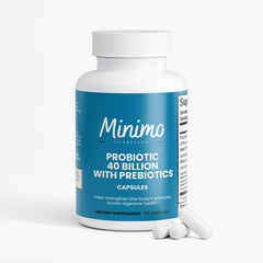 Probiotic 40 Billion with Prebiotics 60 Count Digestive Health