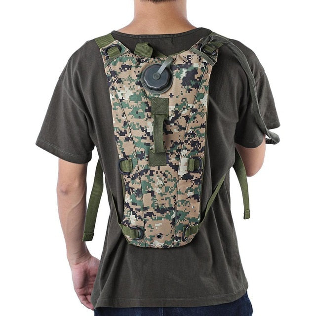 3L Tactical Hydration Water Bag Molle Backpack Camelback Cycling Camping
