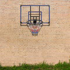Wall Mounted Basketball Hoop Foldable Shatterproof Backboard All Weather