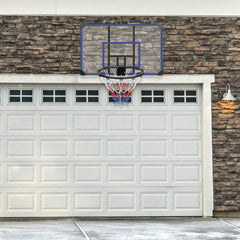 Wall Mounted Basketball Hoop Foldable Shatterproof Backboard All Weather