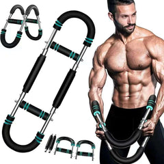 Multi-Functional Adjustable Arm Strength Trainer U-Shaped Chest Fitness Equipment
