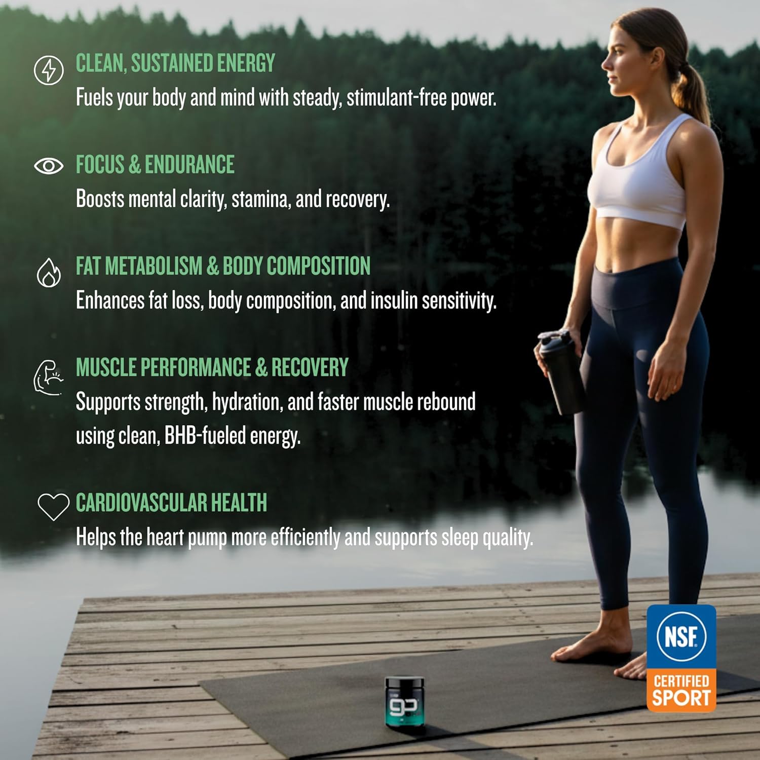 Exogenous Ketone Supplement Energy Keto Performance Support Powder