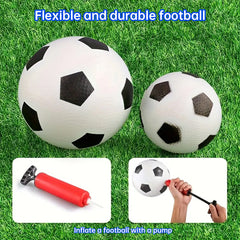 Mini Foldable Plastic Soccer Set Kids Indoor Outdoor Goal Toy