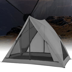 Pop-Up Camping Tent 2-3 Person Rainfly Backpacking Hiking Gray