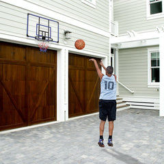 Wall Mounted Basketball Hoop Foldable Shatterproof Backboard All Weather