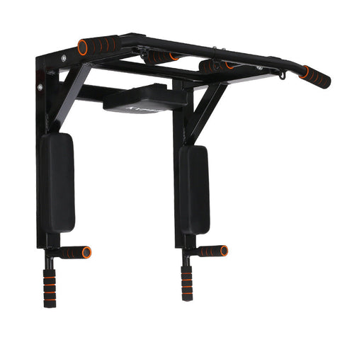 Wall Mounted Sandbag Rack Pull-Up Bar Fitness Training Equipment