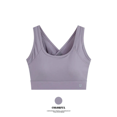 High Support Fitness Bra: Padded Gym & Running Top for Women