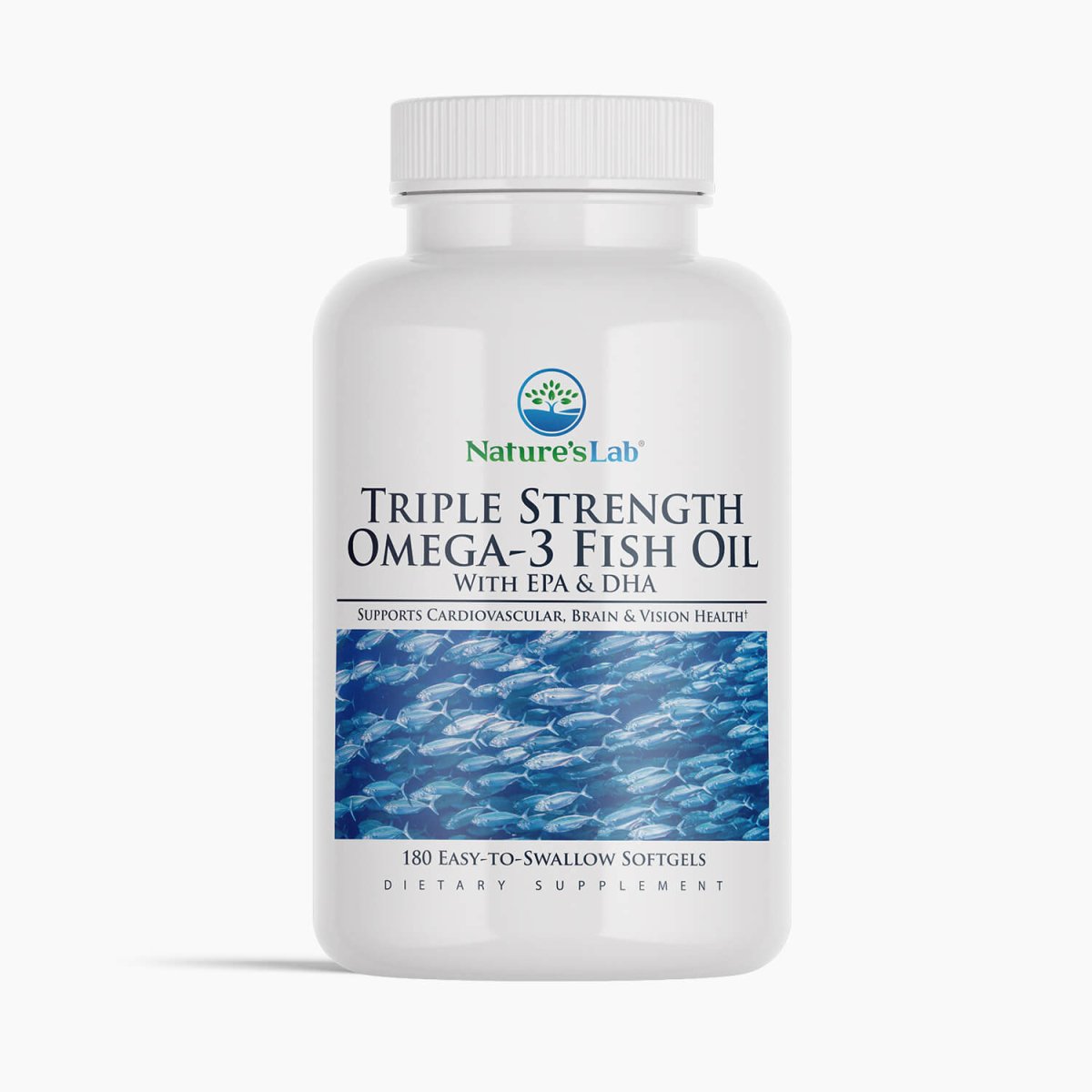 Triple Strength Omega-3 Fish Oil EPA DHA 180