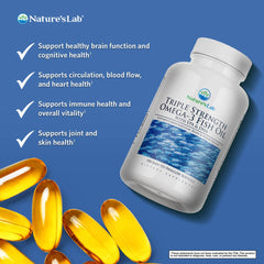 Triple Strength Omega-3 Fish Oil EPA DHA 180