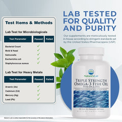 Triple Strength Omega-3 Fish Oil EPA DHA 180