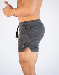 Men’s Gym Training Shorts Quick Dry Compression Running Workout Pockets