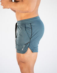 Men’s Gym Training Shorts Quick Dry Compression Running Workout Pockets