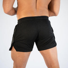 Men’s Gym Training Shorts Quick Dry Compression Running Workout Pockets