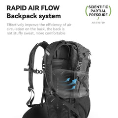 30-35L Waterproof Hiking Backpack Lightweight Outdoor Daypack Large Capacity