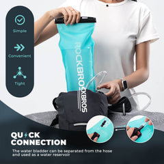 2L Hydration Bladder Hiking Running Cycling Water Reservoir Bag