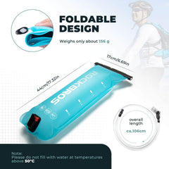 2L Hydration Bladder Hiking Running Cycling Water Reservoir Bag
