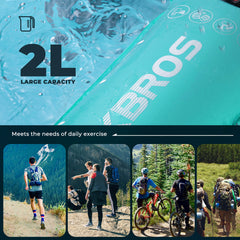 2L Hydration Bladder Hiking Running Cycling Water Reservoir Bag