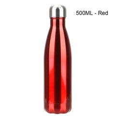 500ml Stainless Steel Vacuum Insulated Water Bottle BPA Free Thermos