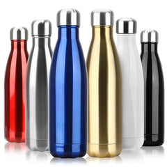500ml Stainless Steel Vacuum Insulated Water Bottle BPA Free Thermos