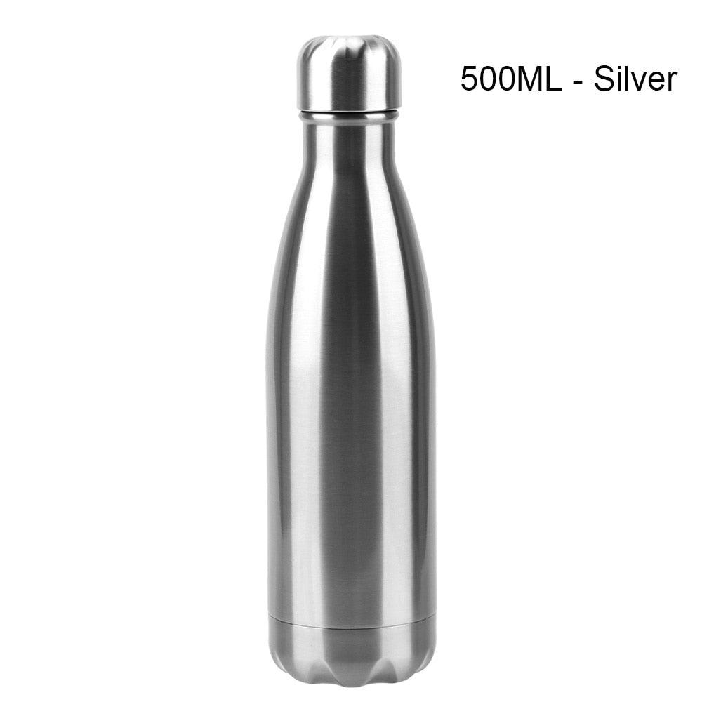 500ml Stainless Steel Vacuum Insulated Water Bottle BPA Free Thermos