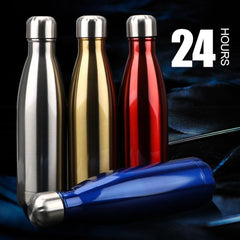 500ml Stainless Steel Vacuum Insulated Water Bottle BPA Free Thermos