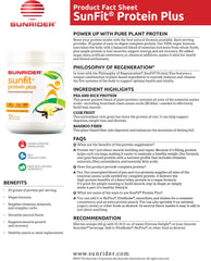 Protein Plus Sunrider Protein Powder Fitness Nutrition Shake