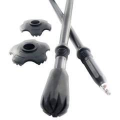 Travel Folding Walking Hiking Poles Lightweight Adjustable Trekking Sticks Set